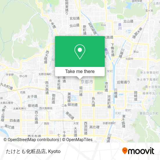 Takemoto Cosmetics Store map