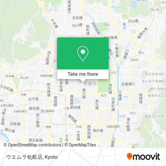 Uemura Cosmetics Store map