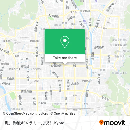 堀川御池ギャラリー map