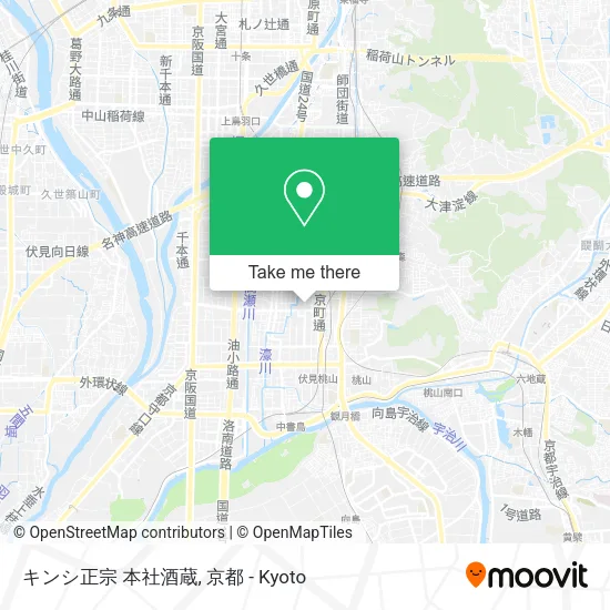 キンシ正宗 本社酒蔵 map