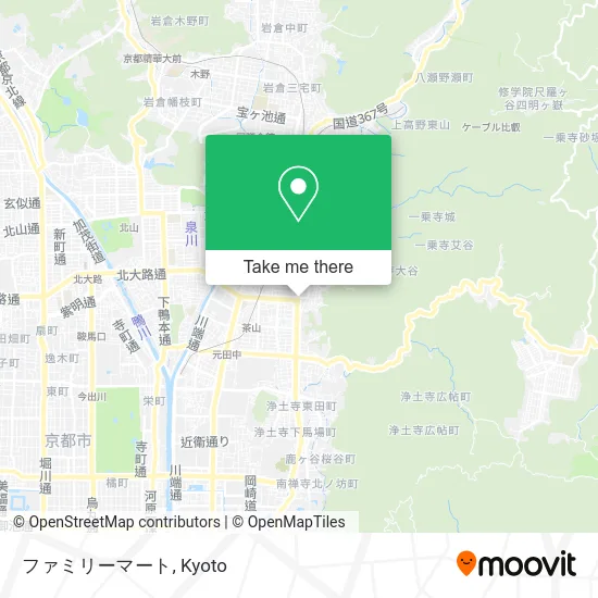 Family Mart map