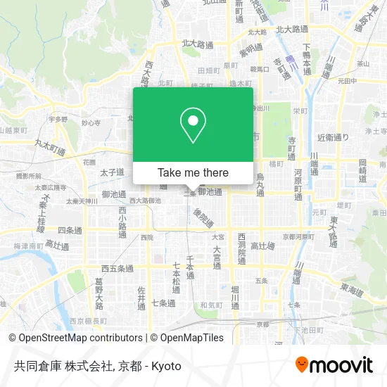 共同倉庫 株式会社 map