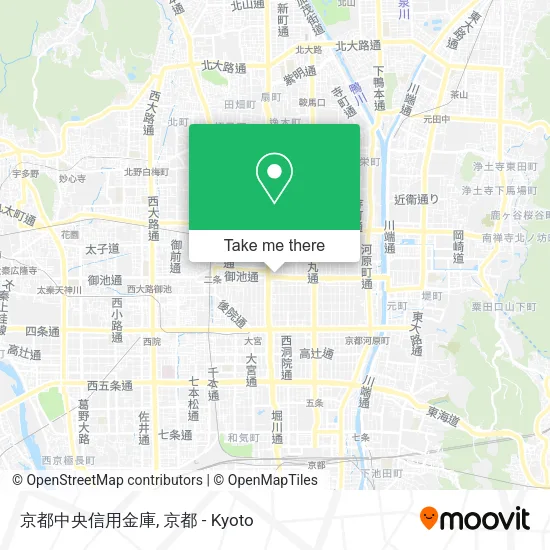 京都中央信用金庫 map