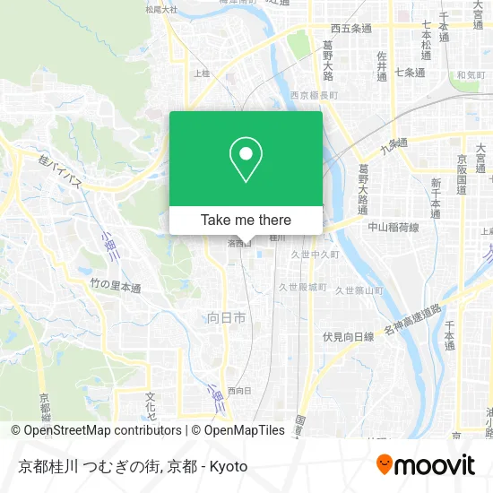 京都桂川 つむぎの街 map