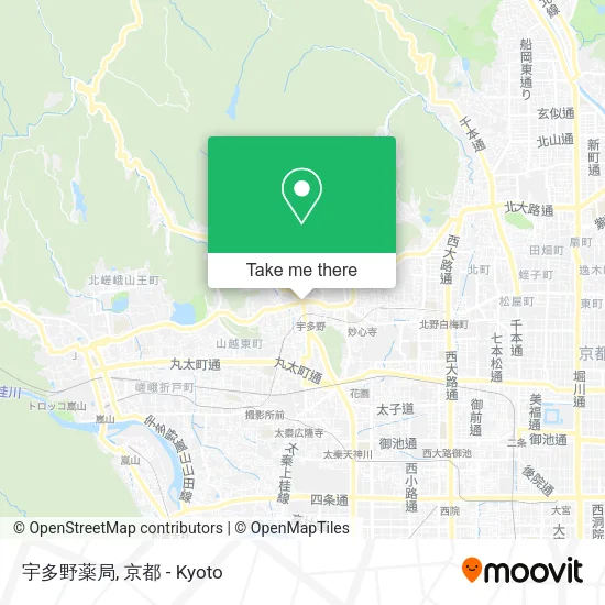 宇多野薬局 map