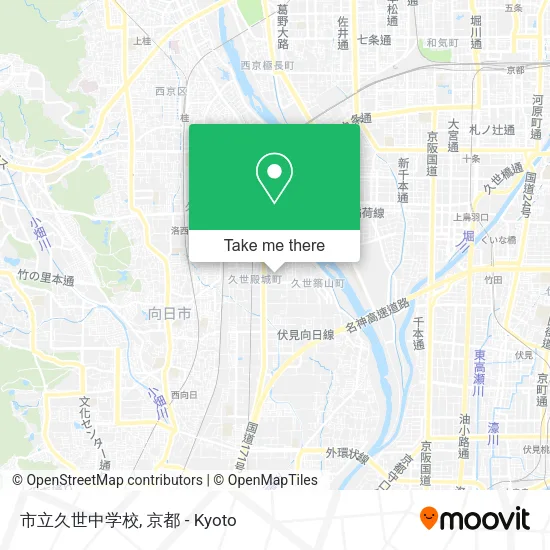 市立久世中学校 map