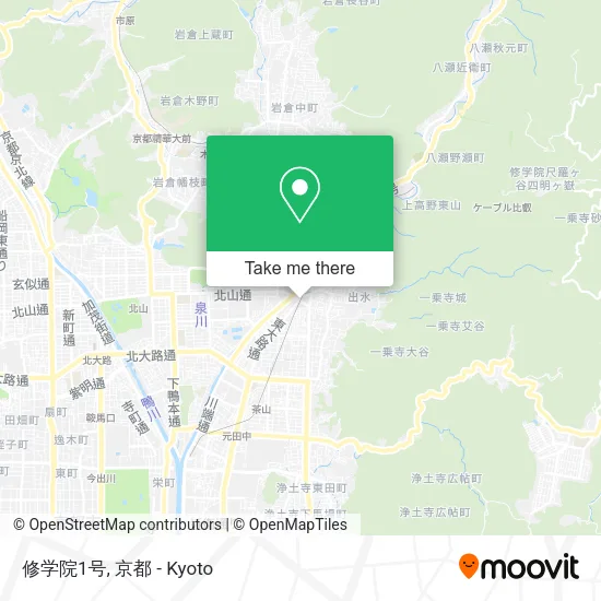 修学院1号 map