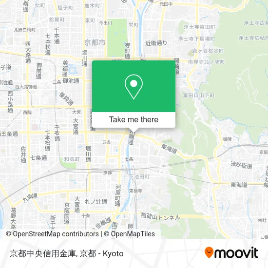 京都中央信用金庫 map