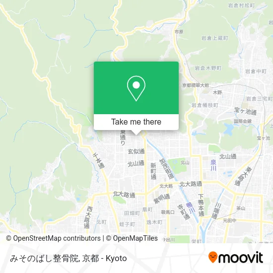 みそのばし整骨院 map