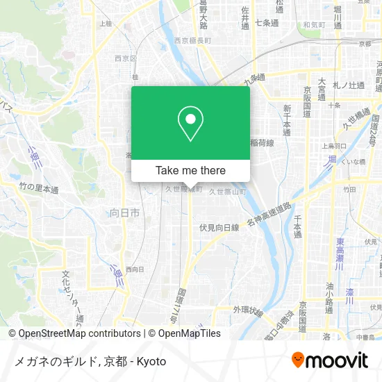 メガネのギルド map