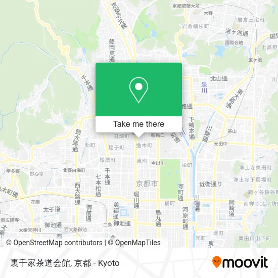 裏千家茶道会館 map