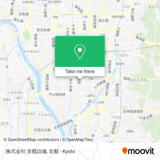 株式会社 京都設備 map