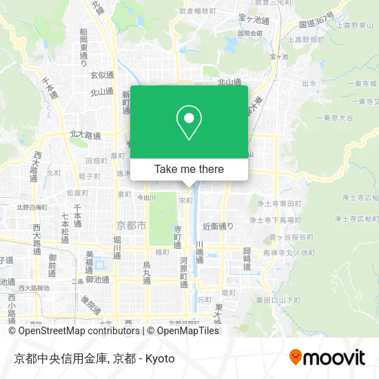 京都中央信用金庫 map