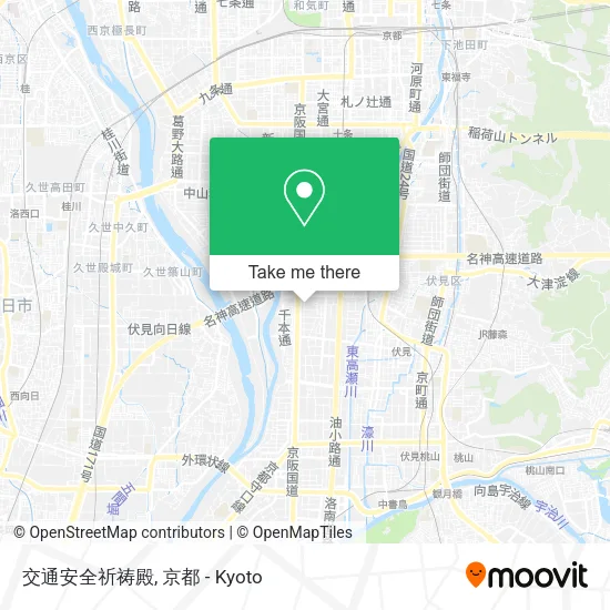 交通安全祈祷殿 map