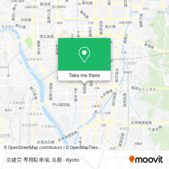 京建労 専用駐車場 map
