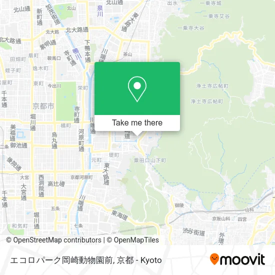 エコロパーク岡崎動物園前 map