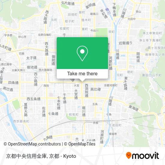京都中央信用金庫 map