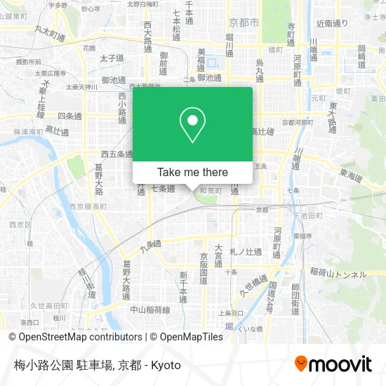 Umekoji Park Parking map