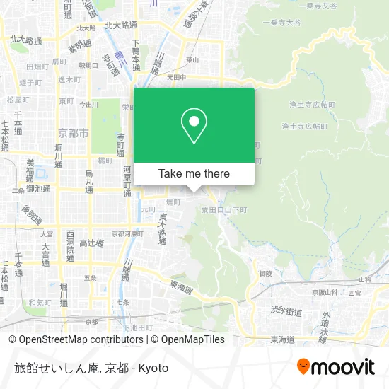 旅館せいしん庵 map