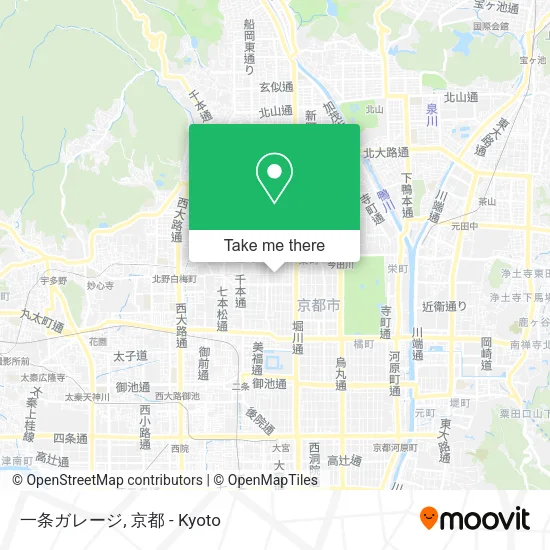 一条ガレージ map