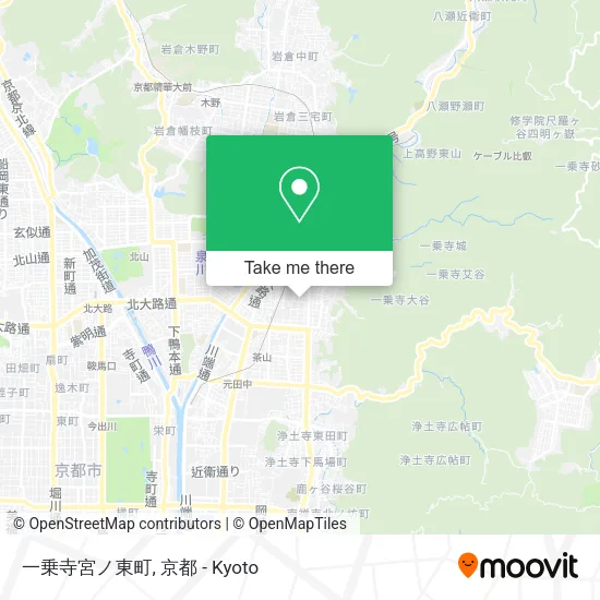一乗寺宮ノ東町 map