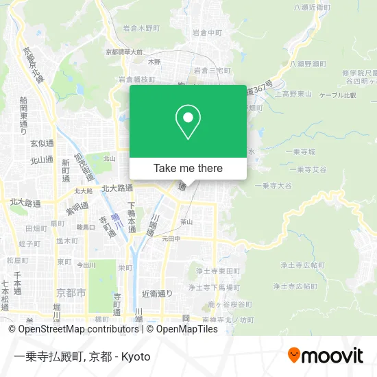 一乗寺払殿町 map