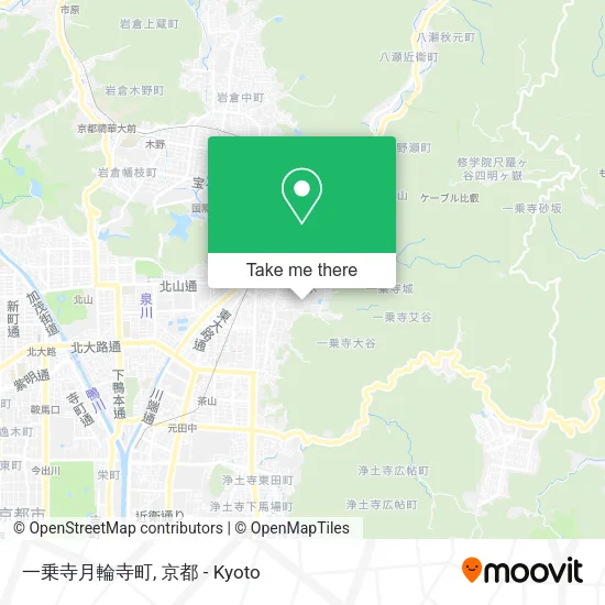 一乗寺月輪寺町 map