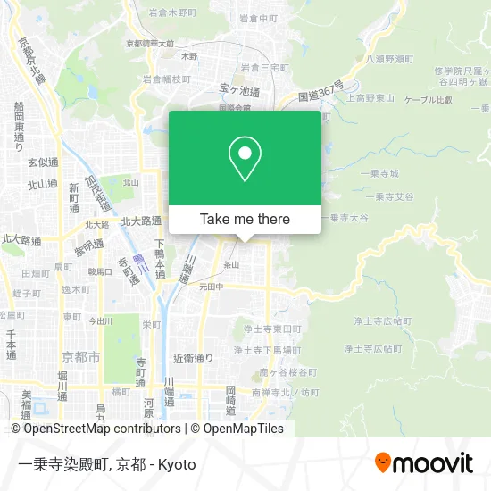 一乗寺染殿町 map