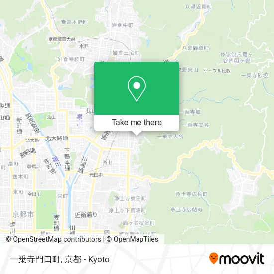 一乗寺門口町 map