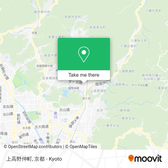 上高野仲町 map