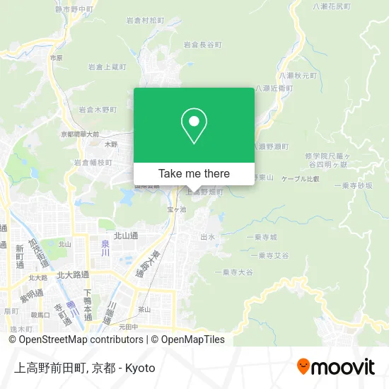 上高野前田町 map