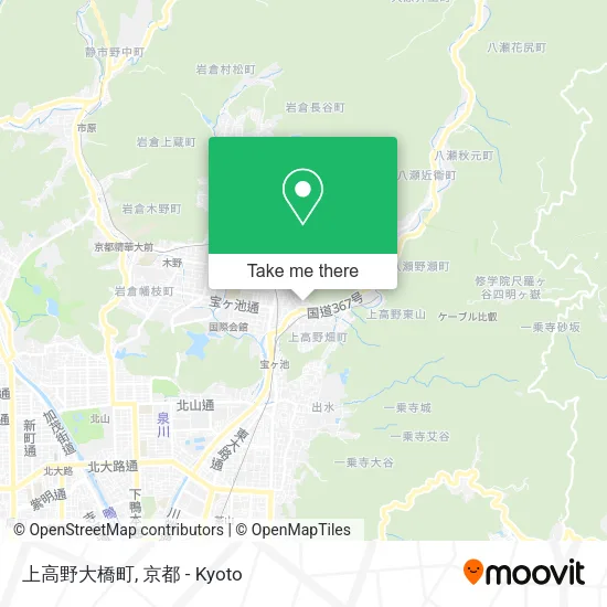 上高野大橋町 map