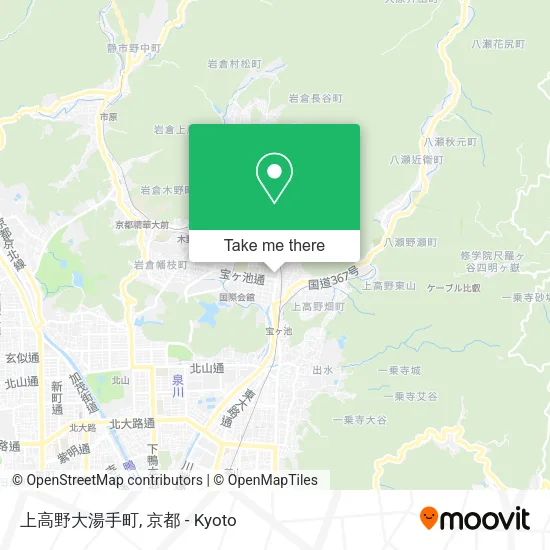 上高野大湯手町 map