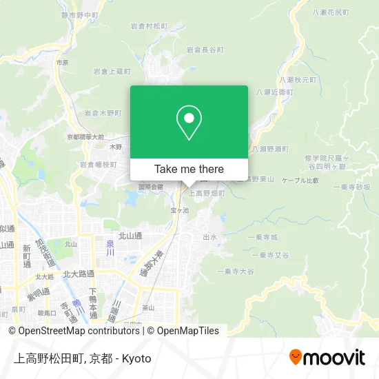 上高野松田町 map