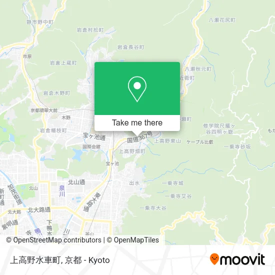 上高野水車町 map