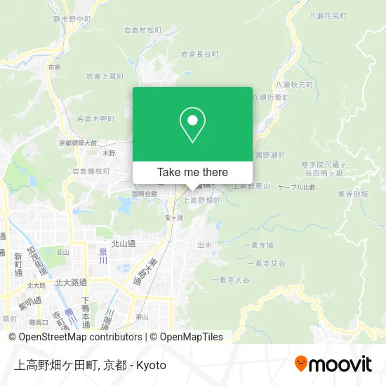 上高野畑ケ田町 map
