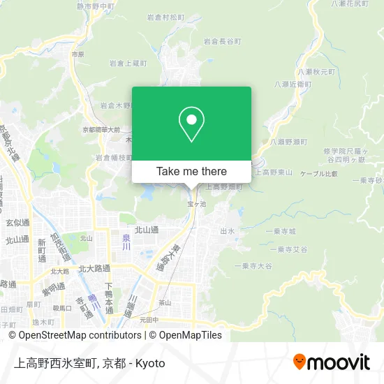 上高野西氷室町 map