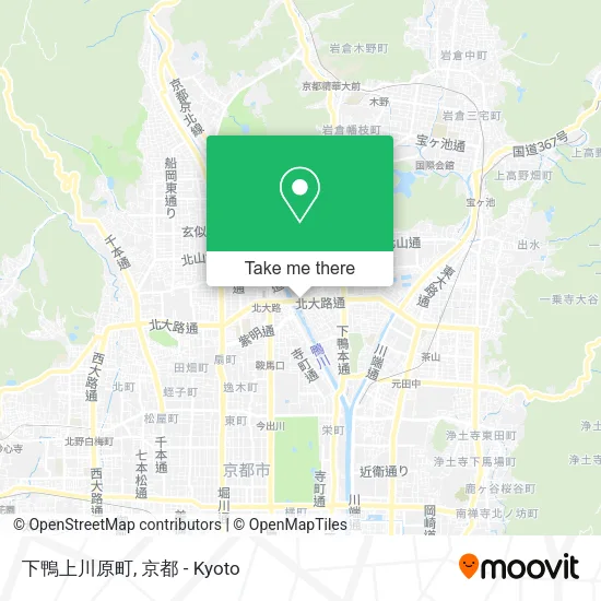 下鴨上川原町 map