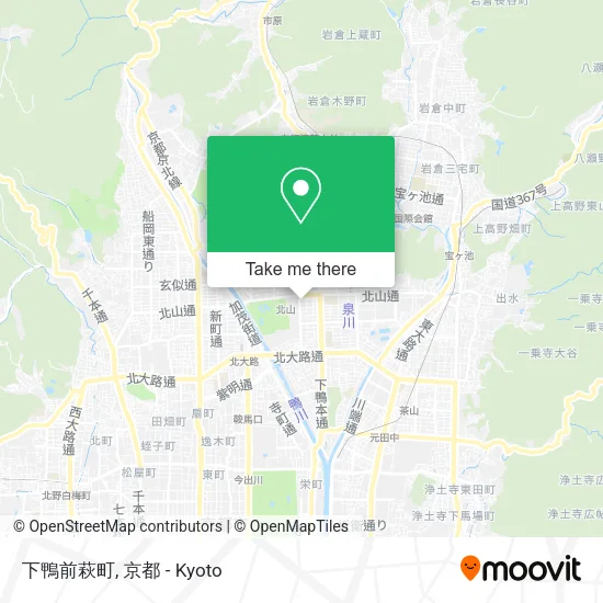 下鴨前萩町 map
