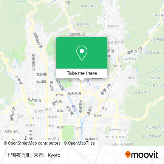 下鴨夜光町 map