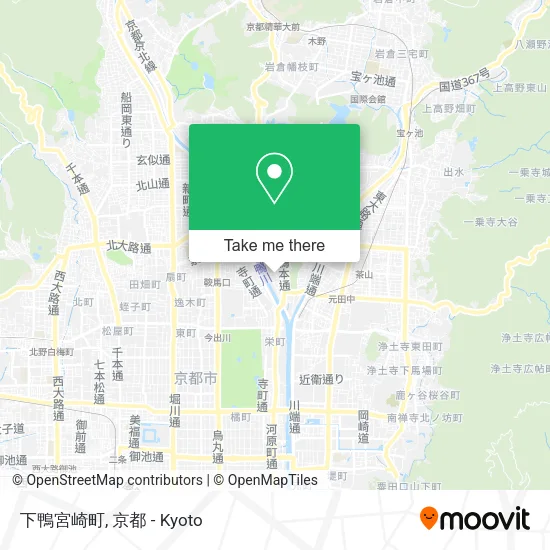 下鴨宮崎町 map