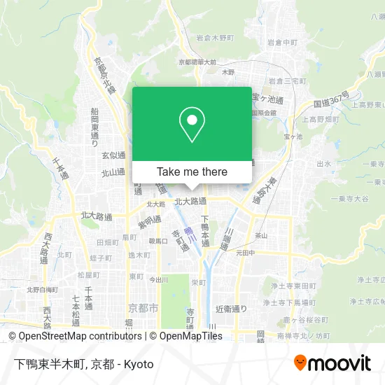 下鴨東半木町 map