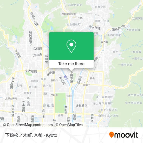 下鴨松ノ木町 map