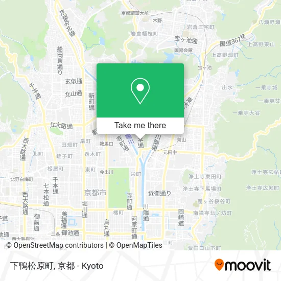 下鴨松原町 map