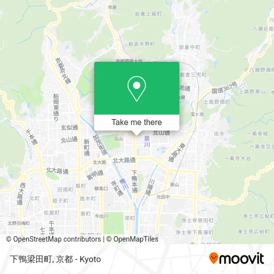 下鴨梁田町 map
