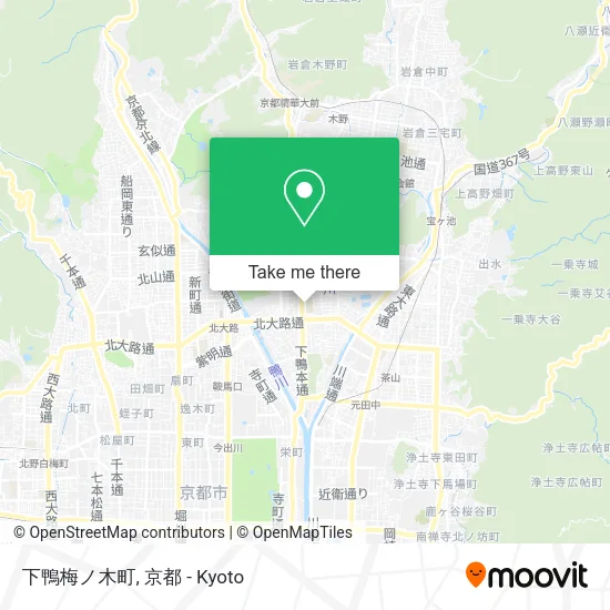 下鴨梅ノ木町 map