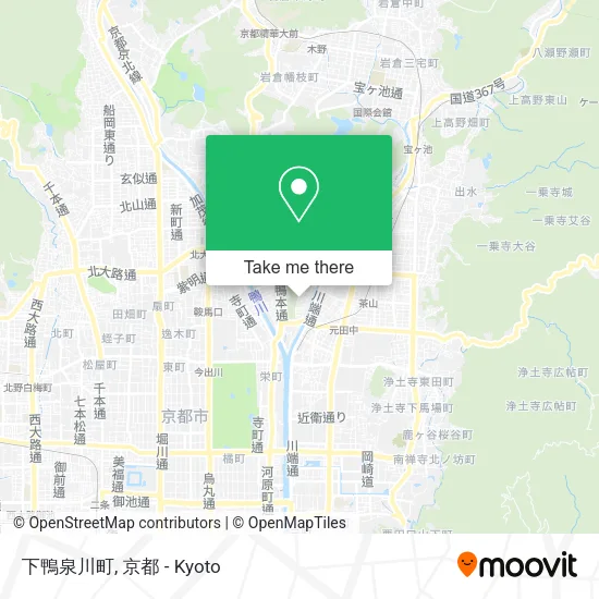 下鴨泉川町 map