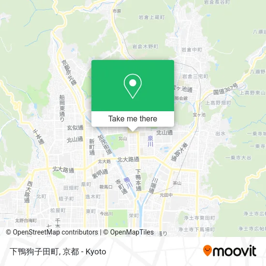 下鴨狗子田町 map