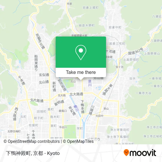 下鴨神殿町 map