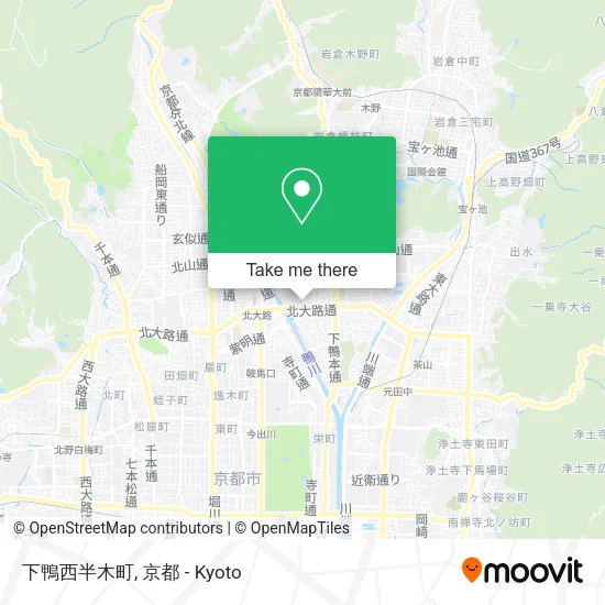 下鴨西半木町 map
